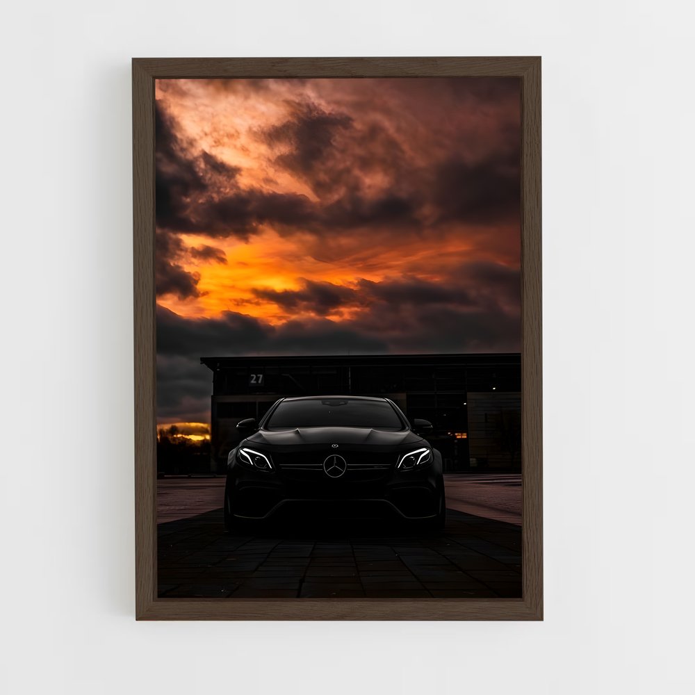 Poster Éclatant E63 AMG – affiche Mercedes (vue 5)